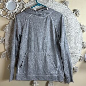 Grey under armour lightweight hoodie